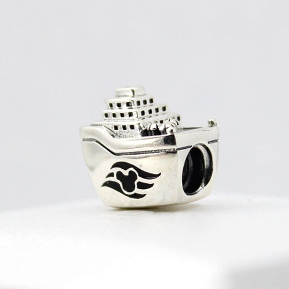 Pandora D isney Cruise Line Ship Charm S925 Silver with box